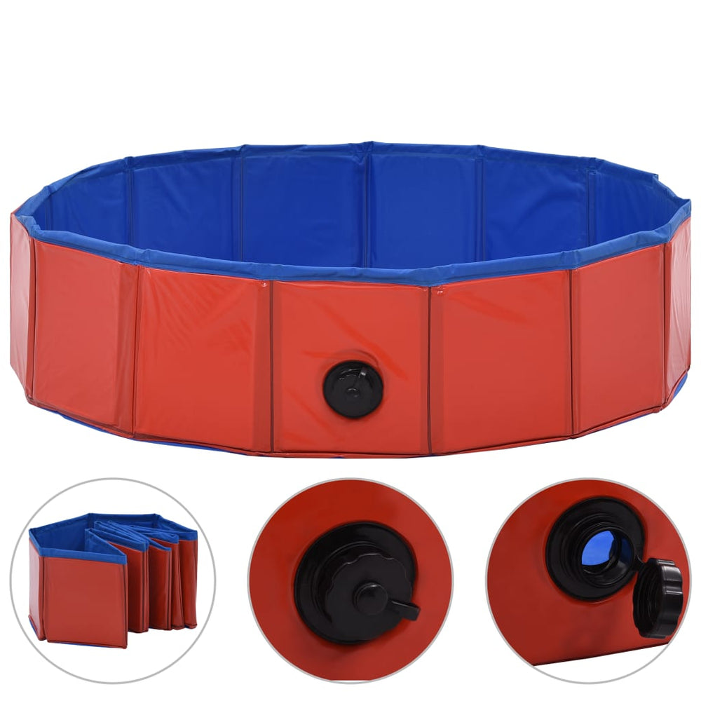 Piscină Pentru Câini Pliabilă, , , Pvc