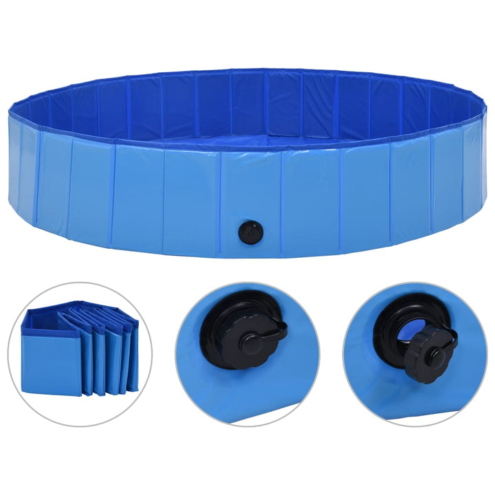 Piscină Pentru Câini Pliabilă, , , Pvc