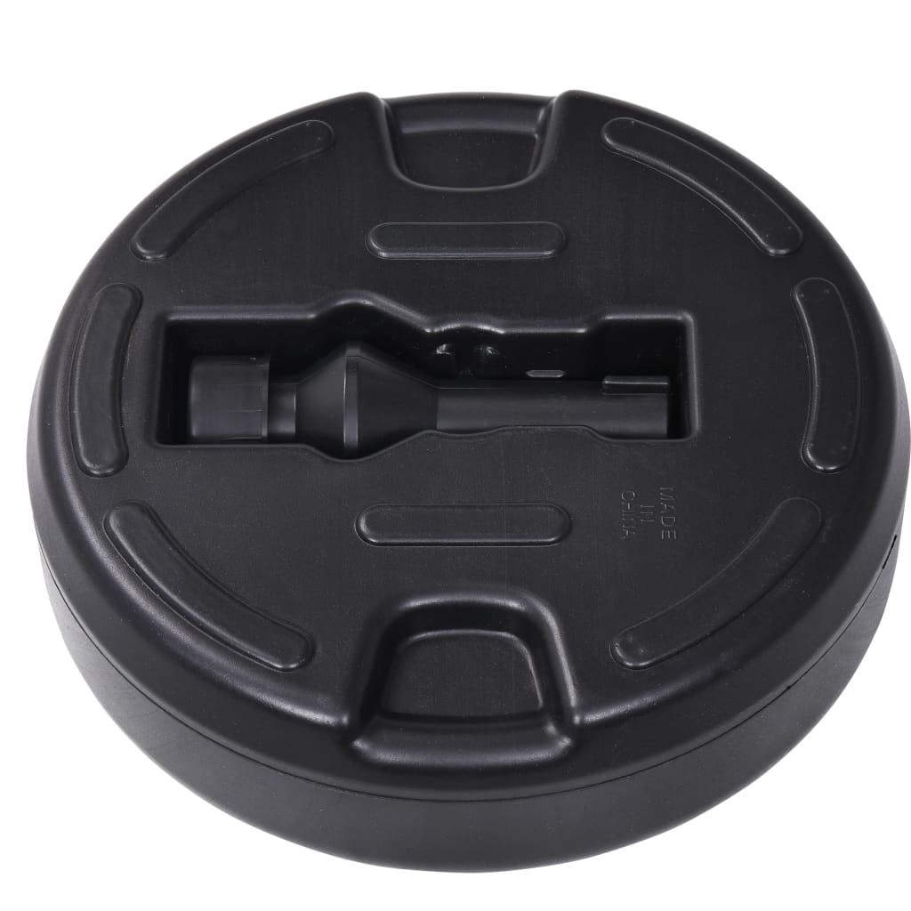 Suport De Umbrelă, Negru, 15 L, Umplere Cu Nisip/Apă