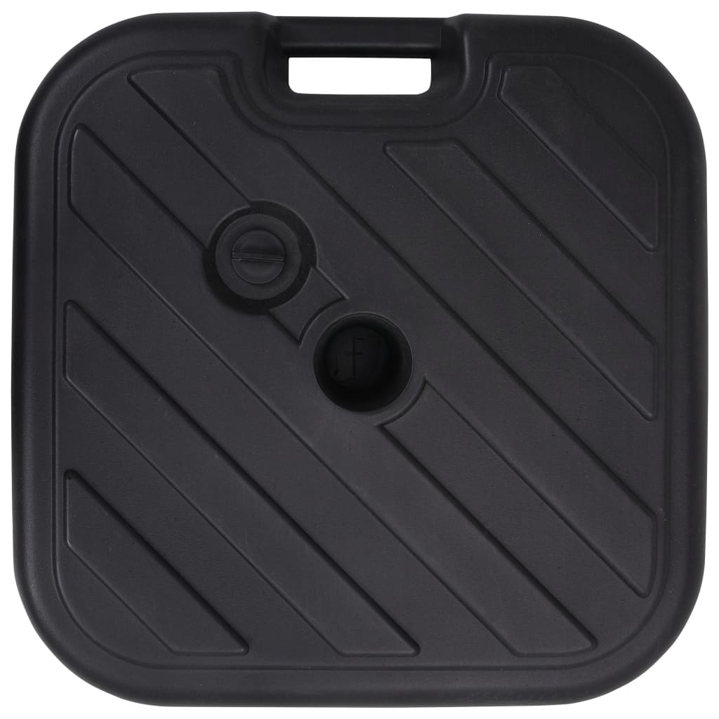 Suport De Umbrelă, Negru, 24 L, Umplere Cu Nisip/Apă