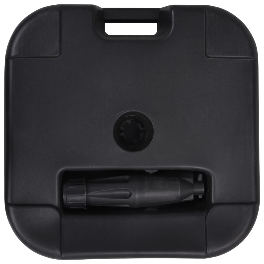 Suport De Umbrelă, Negru, 24 L, Umplere Cu Nisip/Apă