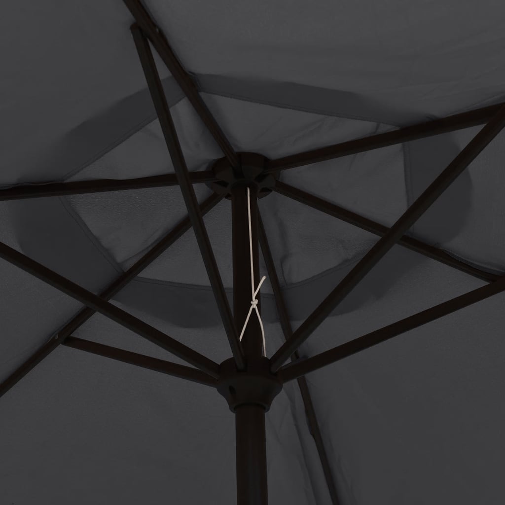 Umbrelă De Soare De Exterior Cu Stâlp Metalic, , 300 Cm