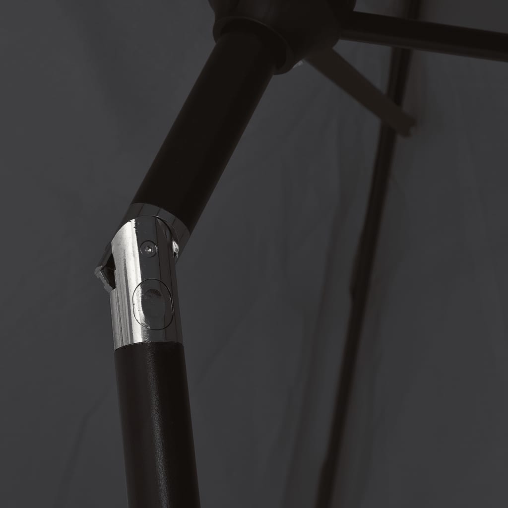 Umbrelă De Soare De Exterior Cu Stâlp Metalic, , 300 Cm