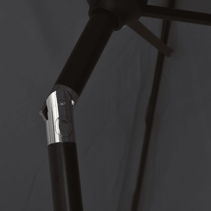 Umbrelă De Soare De Exterior Cu Stâlp Metalic, , 300 Cm