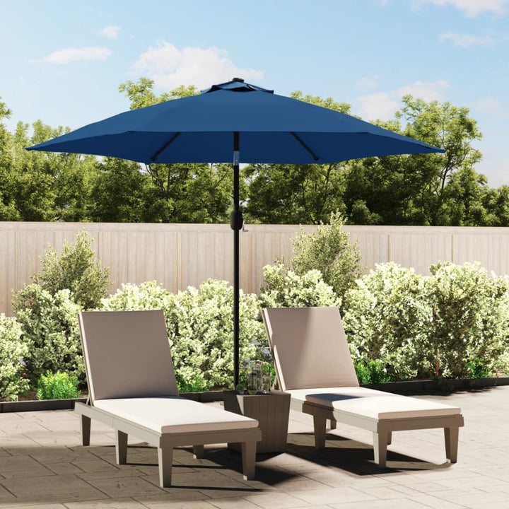 Umbrelă De Soare De Exterior Cu Stâlp Metalic, , 300 Cm