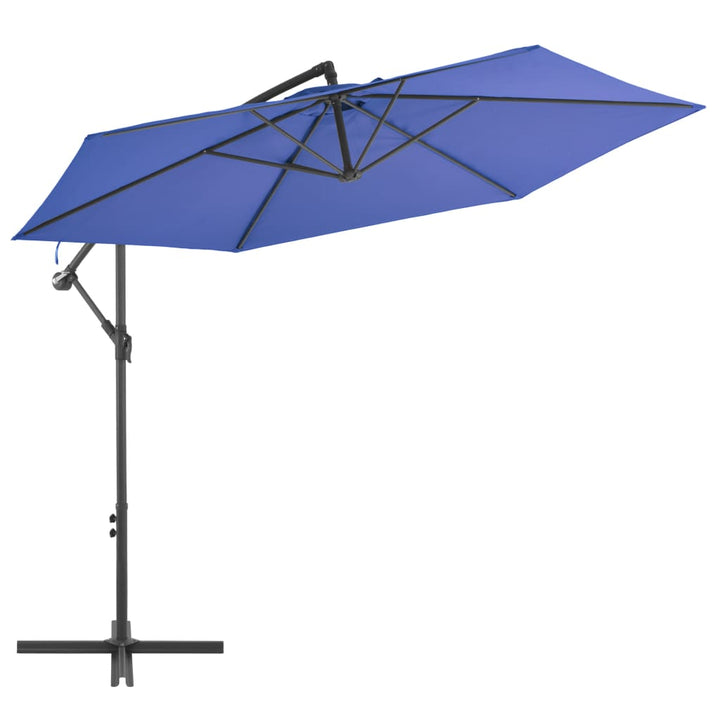Umbrelă În Consolă, Stâlp Din Aluminiu, Cărămiziu, 300 Cm