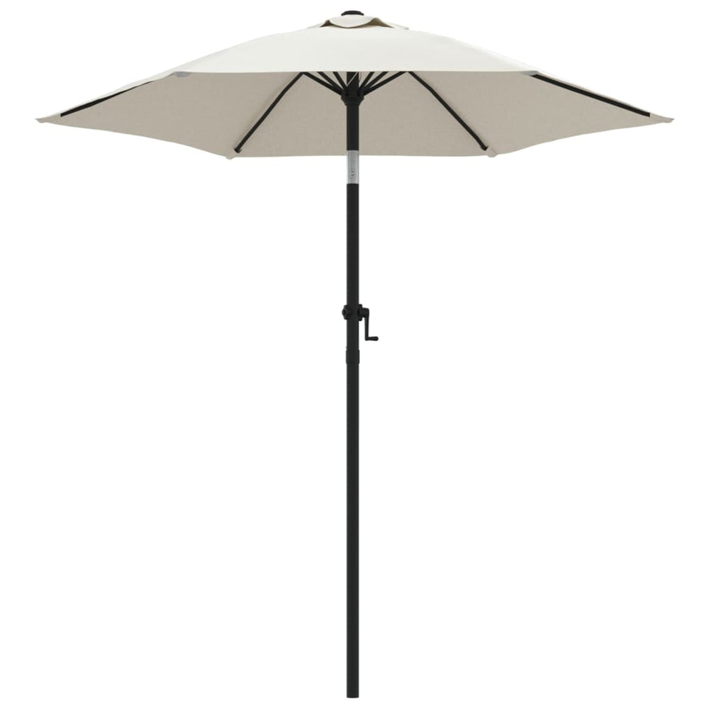 Umbrelă De Soare, Nisipiu, 200 X 224 Cm, Aluminiu