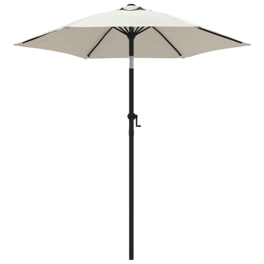 Umbrelă De Soare, Nisipiu, 200 X 224 Cm, Aluminiu