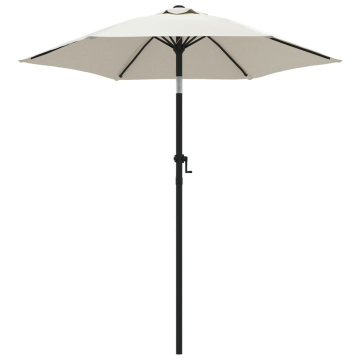 Umbrelă De Soare, Nisipiu, 200 X 224 Cm, Aluminiu