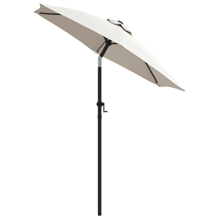 Umbrelă De Soare, Nisipiu, 200 X 224 Cm, Aluminiu