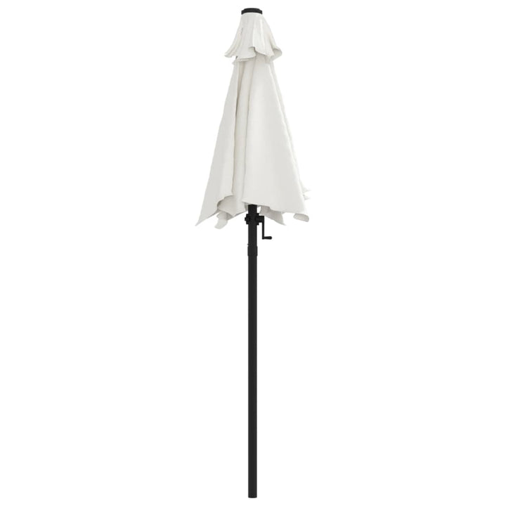 Umbrelă De Soare, Nisipiu, 200 X 224 Cm, Aluminiu