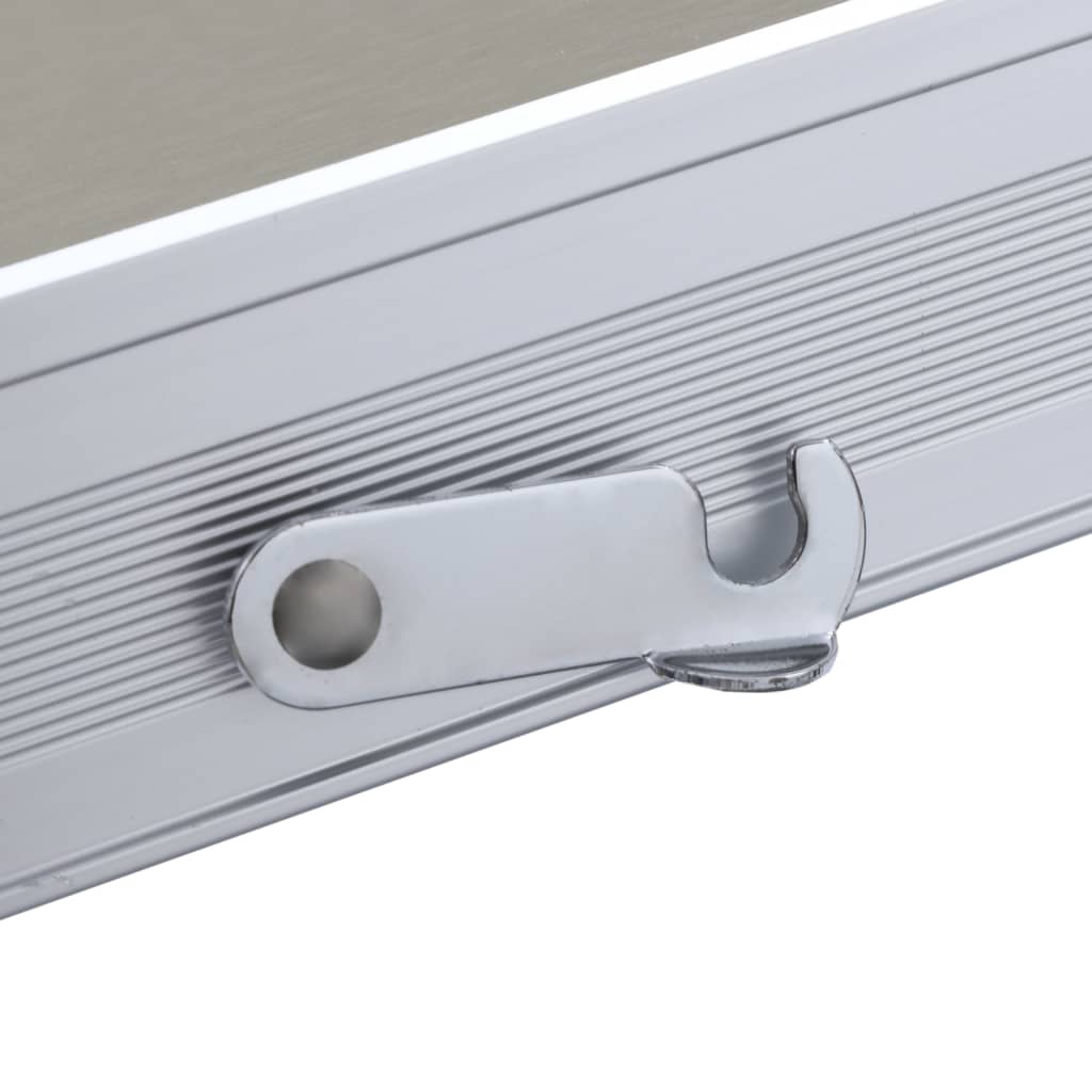 Masă De Camping Pliabilă Cu 4 Scaune, Oțel Și Aluminiu