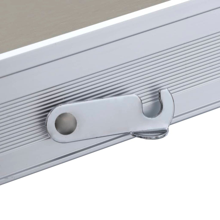 Masă De Camping Pliabilă Cu 4 Scaune, Oțel Și Aluminiu