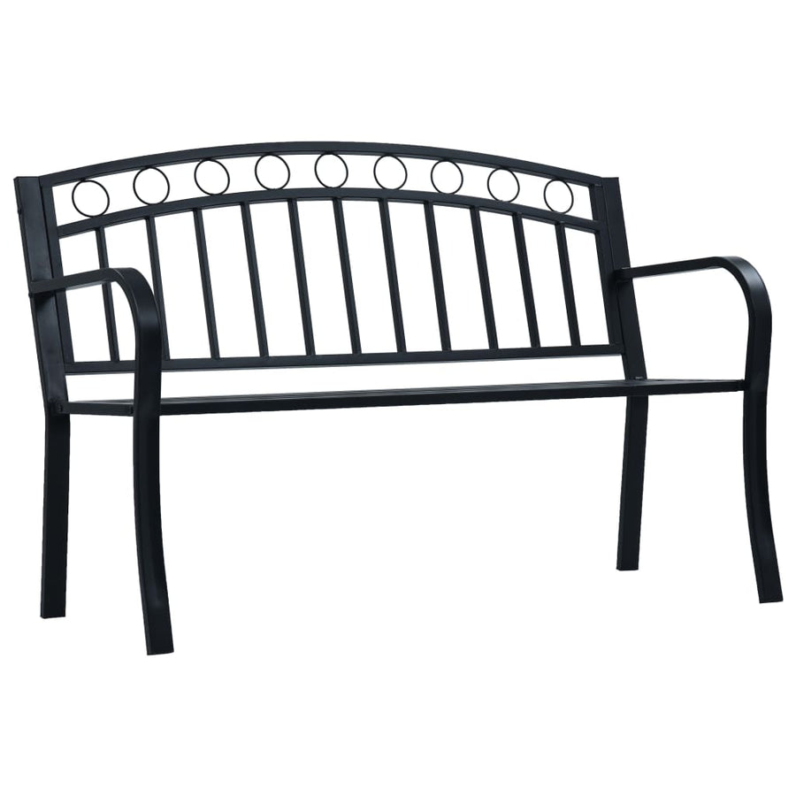 Bancă De Grădină, , 125 Cm, Oțel