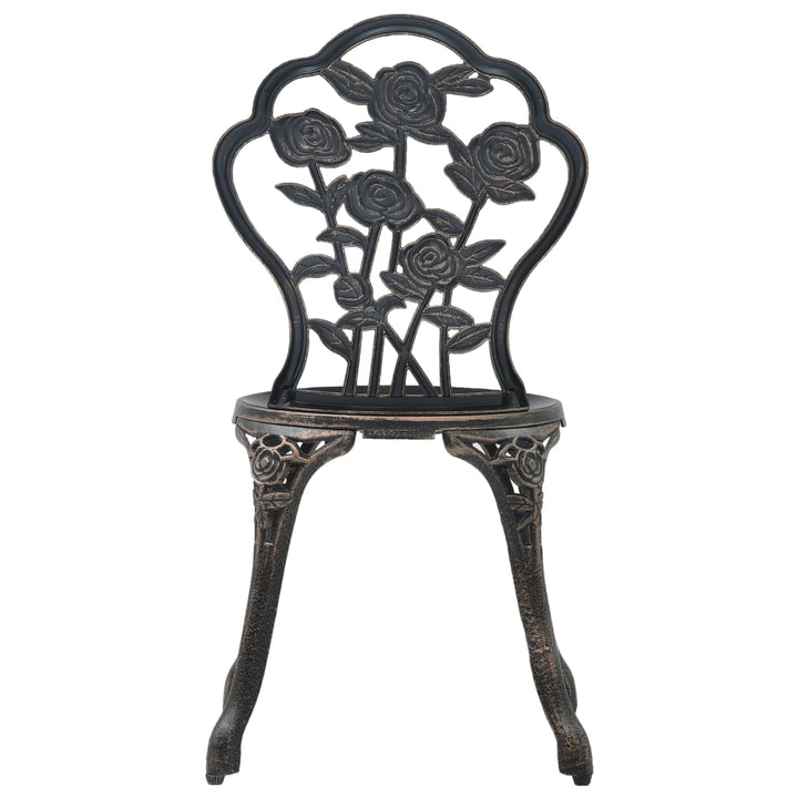 Set Mobilier Bistro, 3 Piese, Aluminiu Turnat