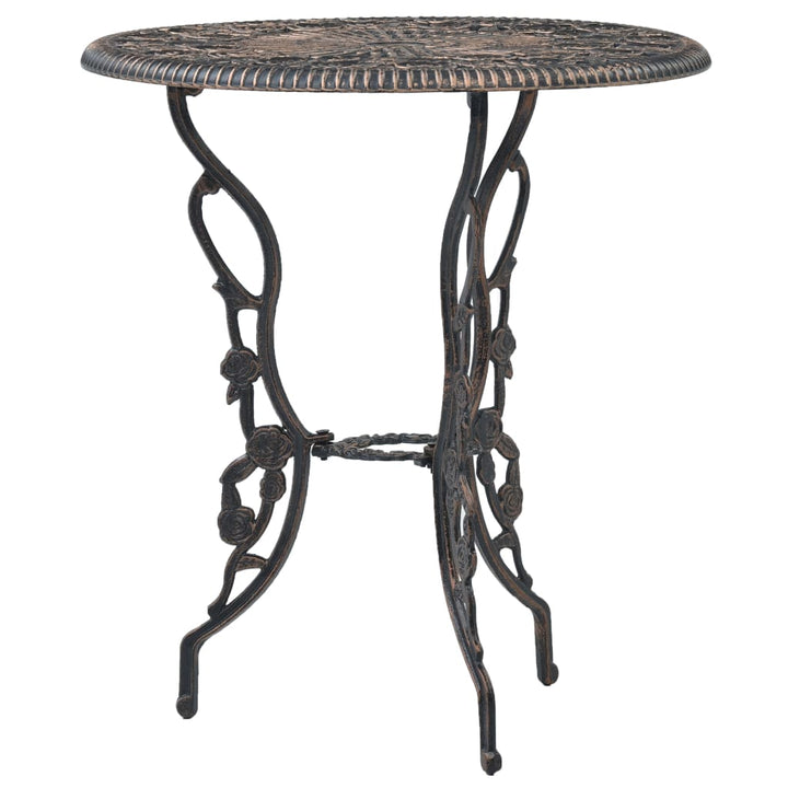 Set Mobilier Bistro, 3 Piese, Aluminiu Turnat
