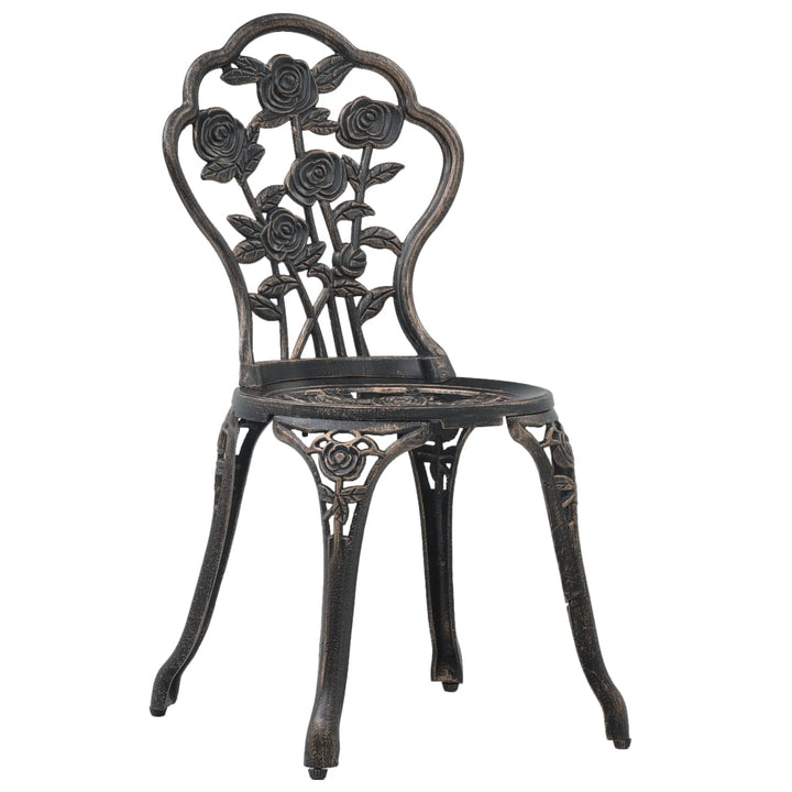 Set Mobilier Bistro, 3 Piese, Aluminiu Turnat