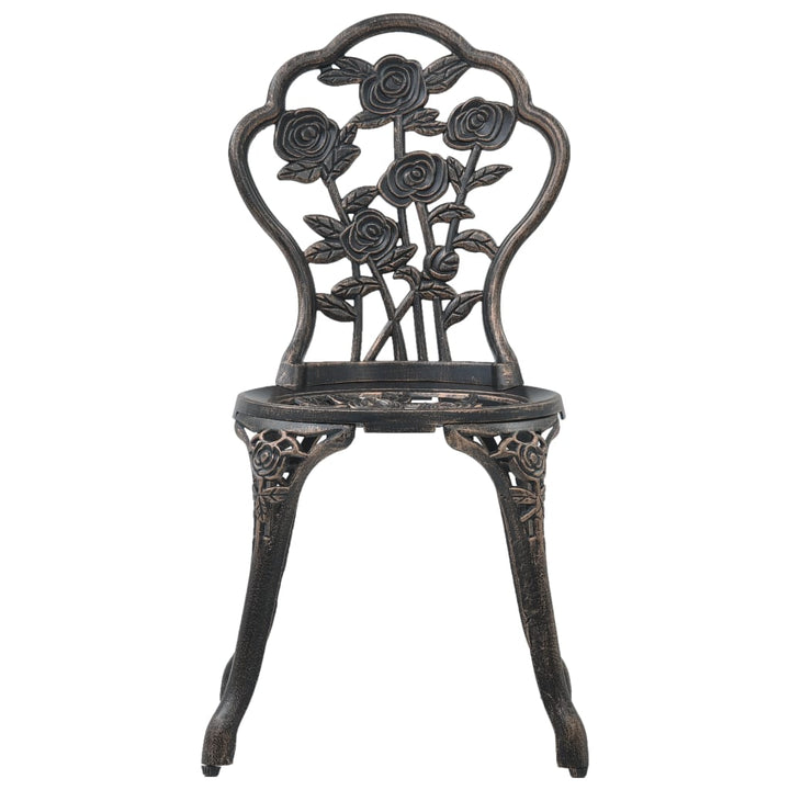 Set Mobilier Bistro, 3 Piese, Aluminiu Turnat