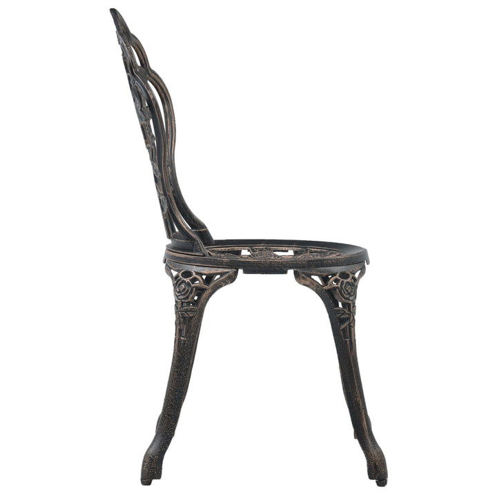 Set Mobilier Bistro, 3 Piese, Aluminiu Turnat