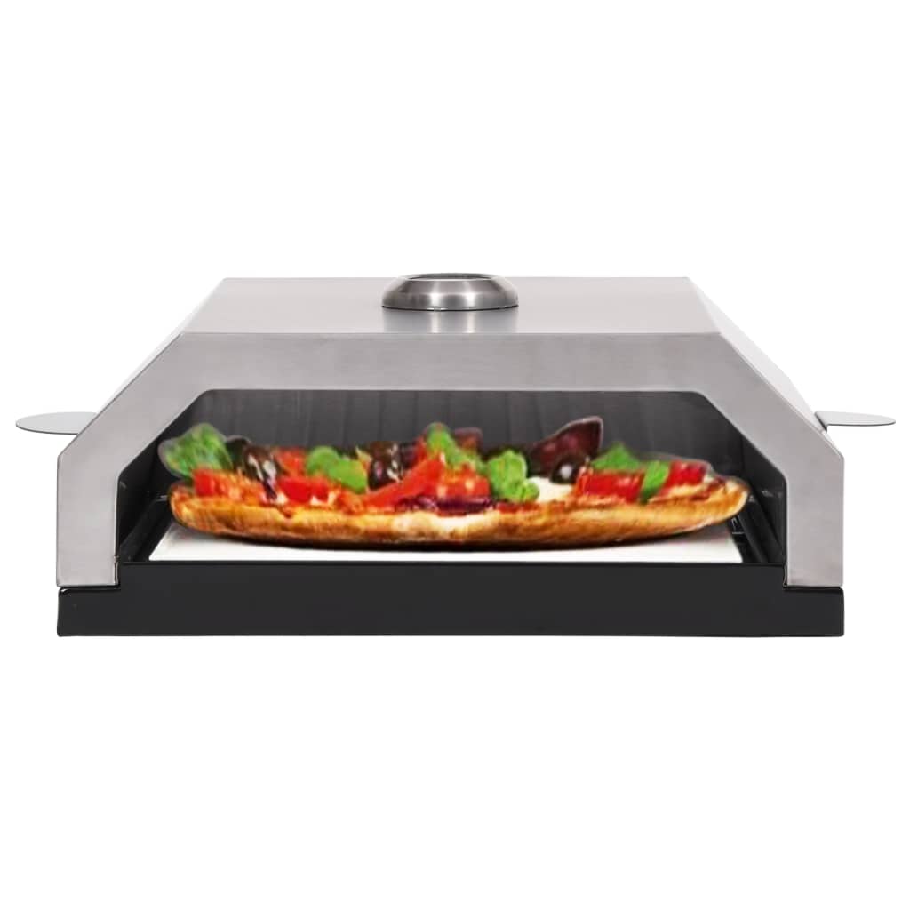 Cuptor De Pizza Cu Piatră Ceramică Pentru Grătar Gaz, Cărbuni