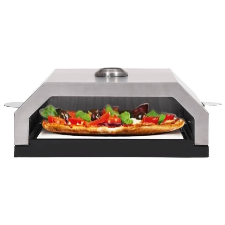 Cuptor De Pizza Cu Piatră Ceramică Pentru Grătar Gaz, Cărbuni