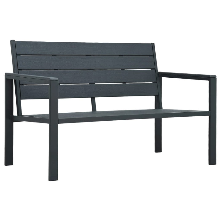 Bancă De Grădină, , 120 Cm, Hdpe, Aspect De Lemn