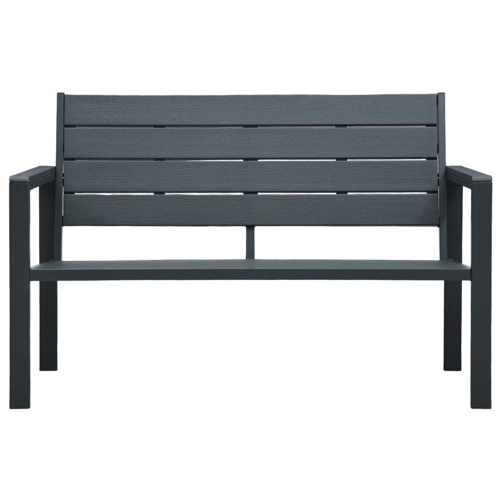 Bancă De Grădină, , 120 Cm, Hdpe, Aspect De Lemn