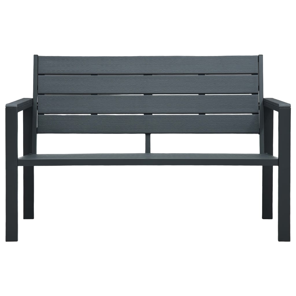 Bancă De Grădină, , 120 Cm, Hdpe, Aspect De Lemn