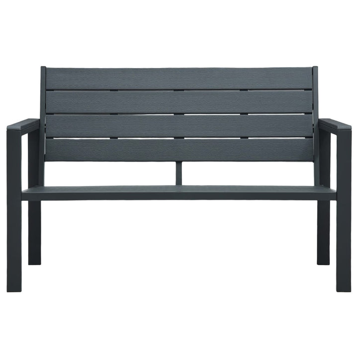 Bancă De Grădină, , 120 Cm, Hdpe, Aspect De Lemn