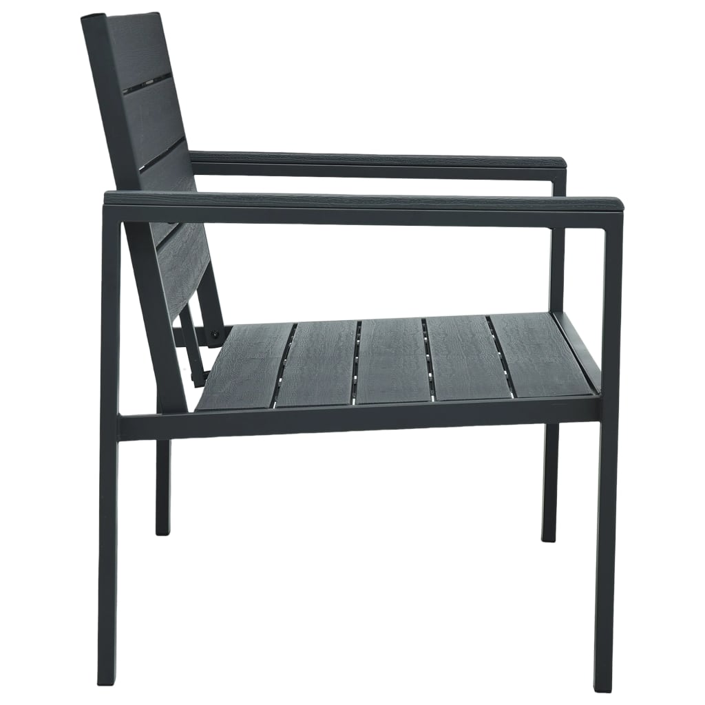 Bancă De Grădină, , 120 Cm, Hdpe, Aspect De Lemn