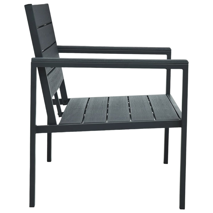 Bancă De Grădină, , 120 Cm, Hdpe, Aspect De Lemn