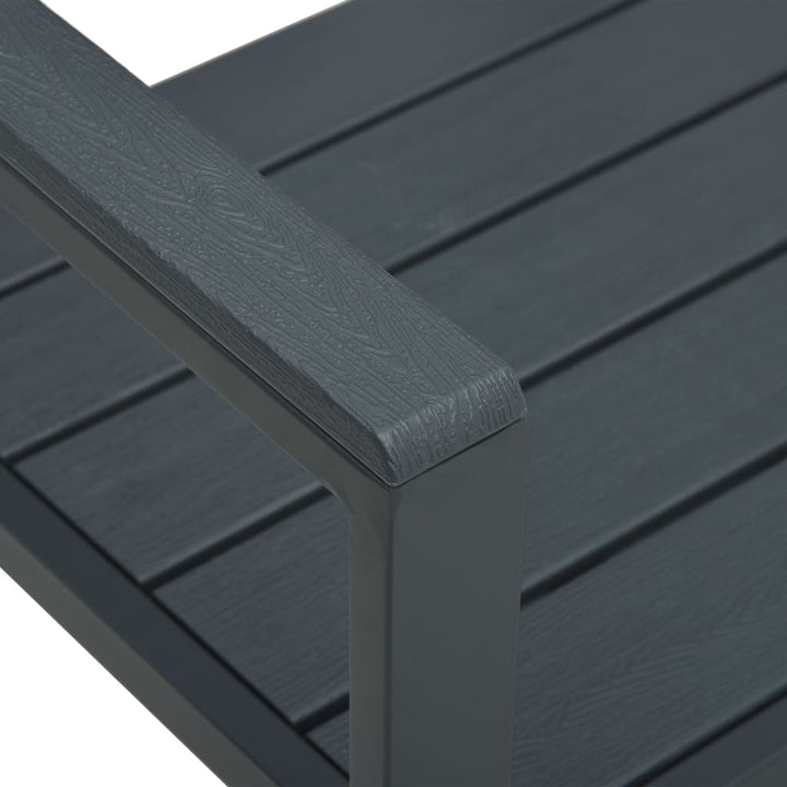 Bancă De Grădină, , 120 Cm, Hdpe, Aspect De Lemn