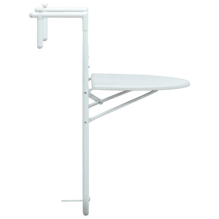 Masă Balcon Suspendată 60X64X83,5 Cm Plastic Aspect Ratan
