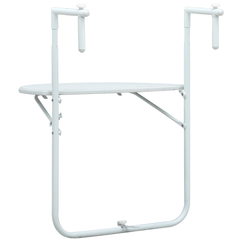 Masă Balcon Suspendată 60X64X83,5 Cm Plastic Aspect Ratan