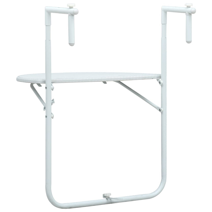Masă Balcon Suspendată 60X64X83,5 Cm Plastic Aspect Ratan