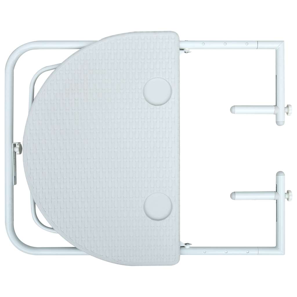 Masă Balcon Suspendată 60X64X83,5 Cm Plastic Aspect Ratan