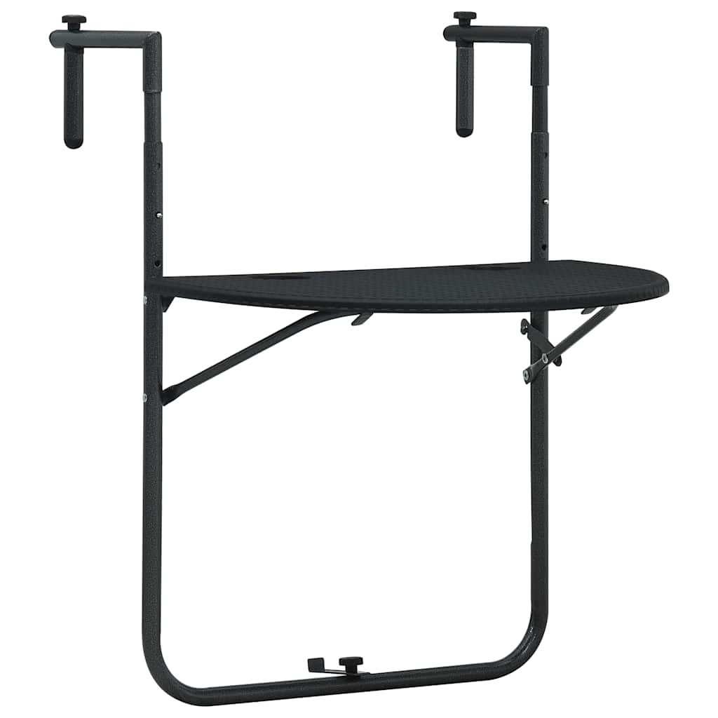 Masă Balcon Suspendată 60X64X83,5 Cm Plastic Aspect Ratan