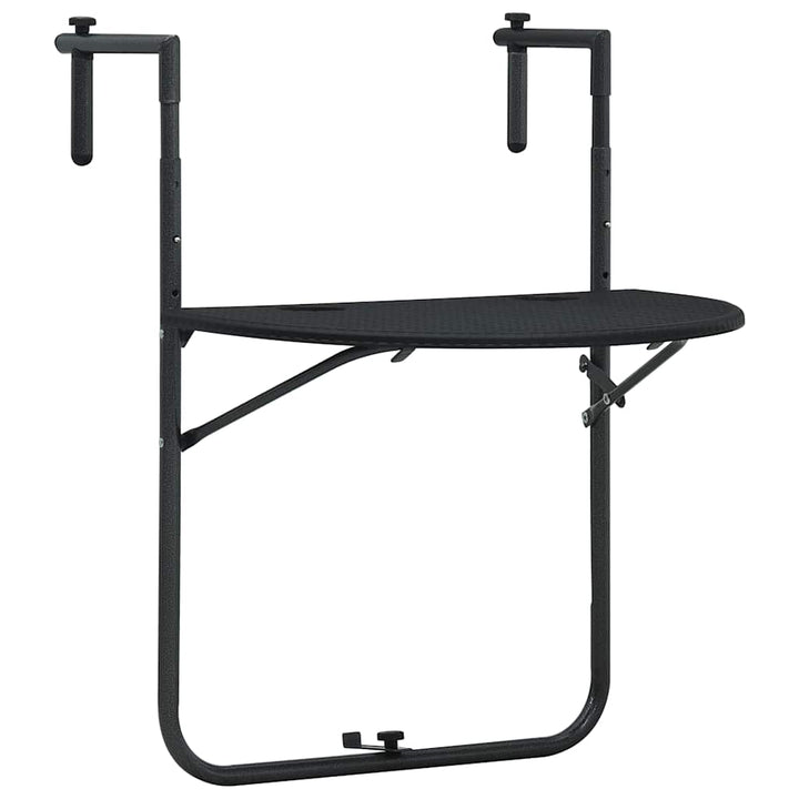 Masă Balcon Suspendată 60X64X83,5 Cm Plastic Aspect Ratan