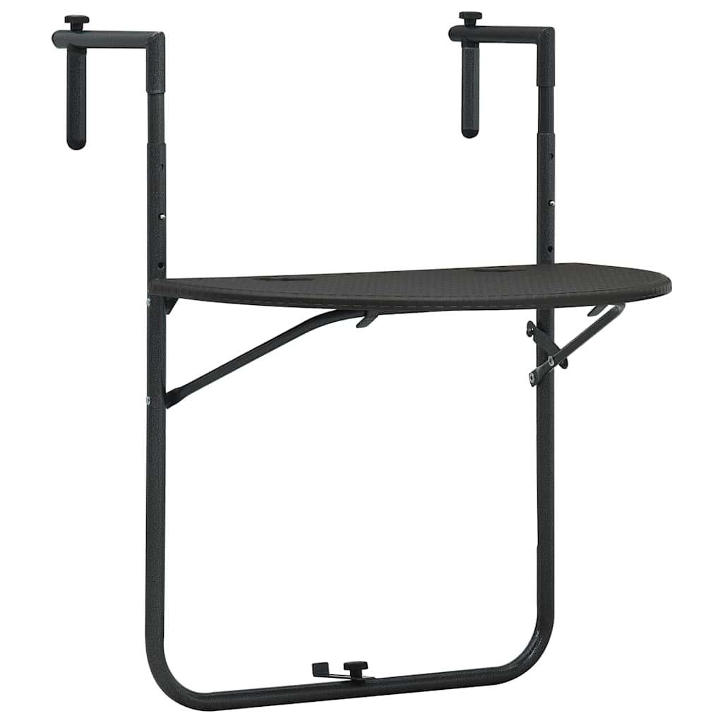 Masă Balcon Suspendată 60X64X83,5 Cm Plastic Aspect Ratan