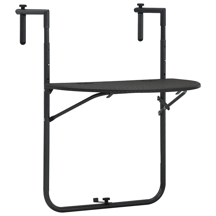 Masă Balcon Suspendată 60X64X83,5 Cm Plastic Aspect Ratan