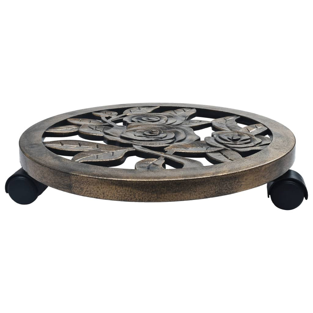 Suporturi De Plante Cu Role, 6 Buc., , , Plastic