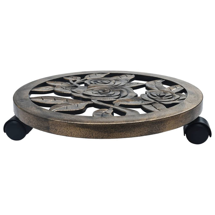 Suporturi De Plante Cu Role, 6 Buc., , , Plastic