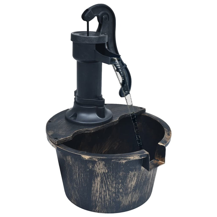 Fântână De Apă De Grădină Cu Butoi, Cu Pompă