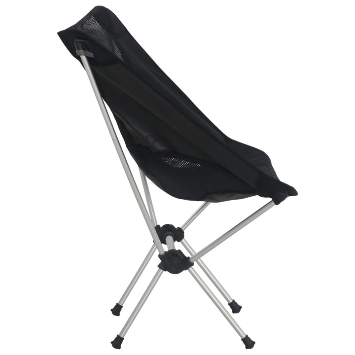 Scaune Camping Pliabile Cu Husă, 2 Buc., 54X50X65 Cm, Aluminiu