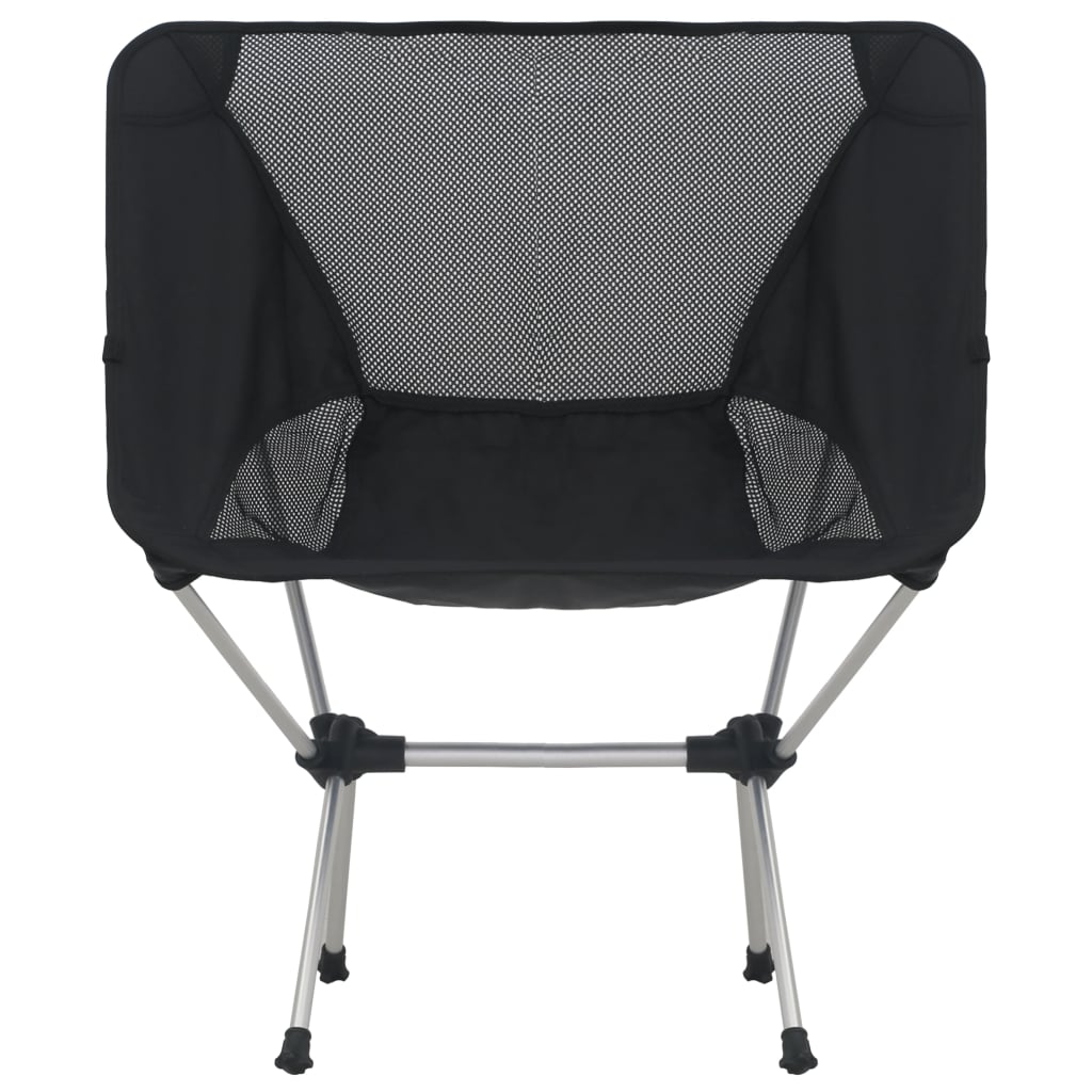 Scaune Camping Pliabile Cu Husă, 2 Buc., 54X50X65 Cm, Aluminiu