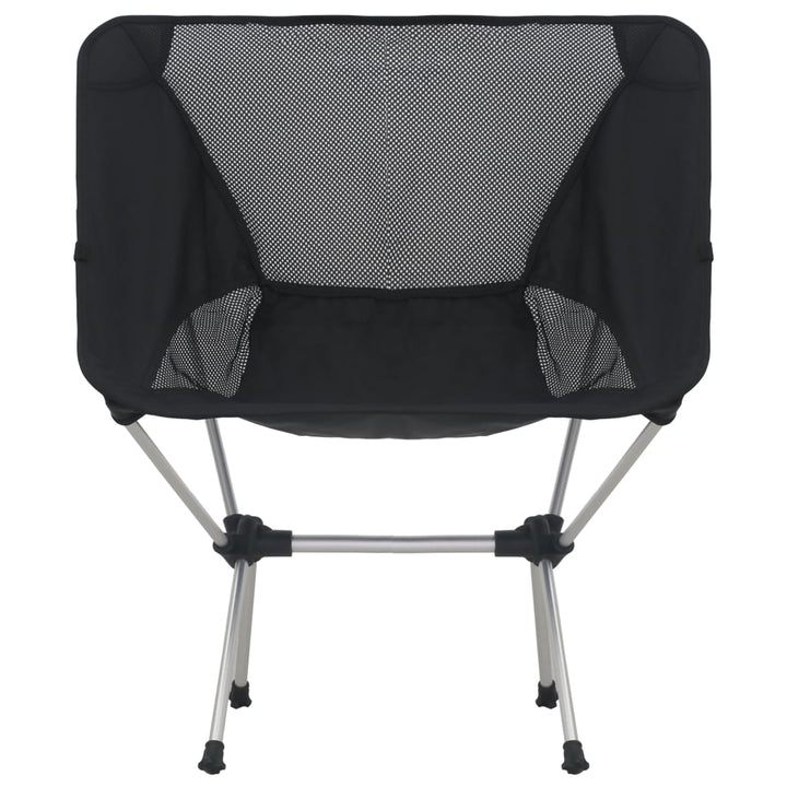 Scaune Camping Pliabile Cu Husă, 2 Buc., 54X50X65 Cm, Aluminiu
