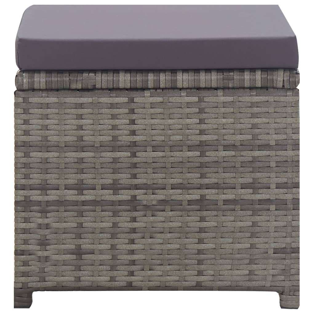 Set Mobilier De Exterior 13 Piese Antracit Poliratan Și Acacia