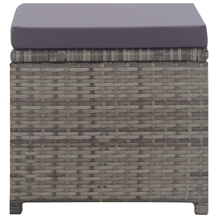 Set Mobilier De Exterior 13 Piese Antracit Poliratan Și Acacia