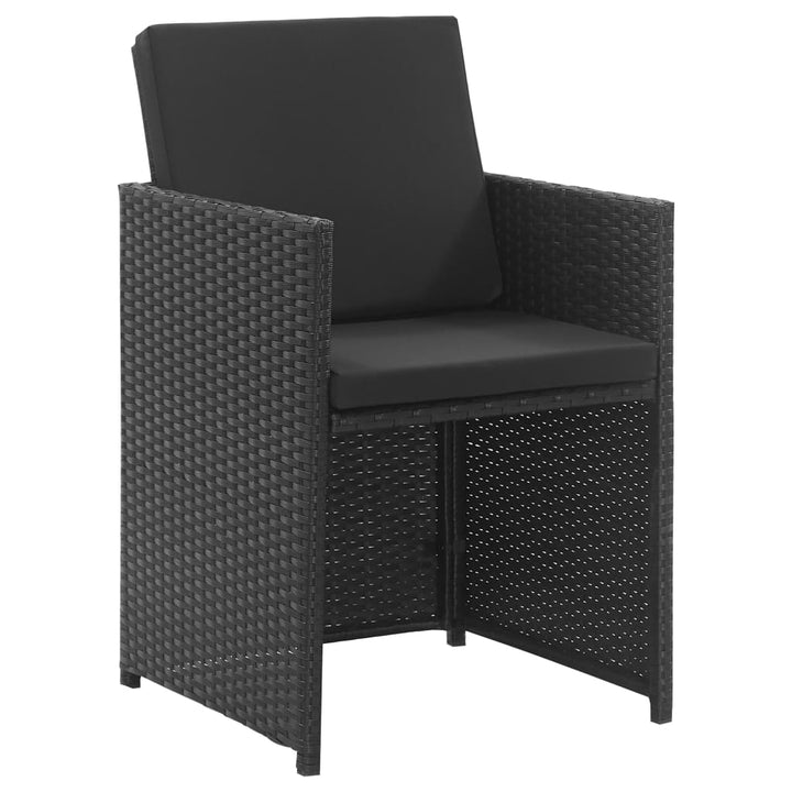 Set Mobilier De Exterior Cu Perne, 3 Piese, , Poliratan