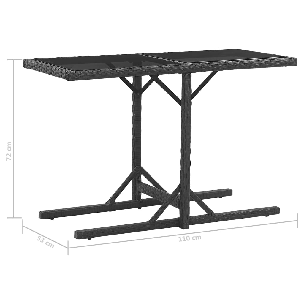 Set Mobilier De Exterior Cu Perne, 3 Piese, , Poliratan